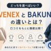 VENEXとBAKUNEの違いは？口コミで比較したリカバリーウェア選び