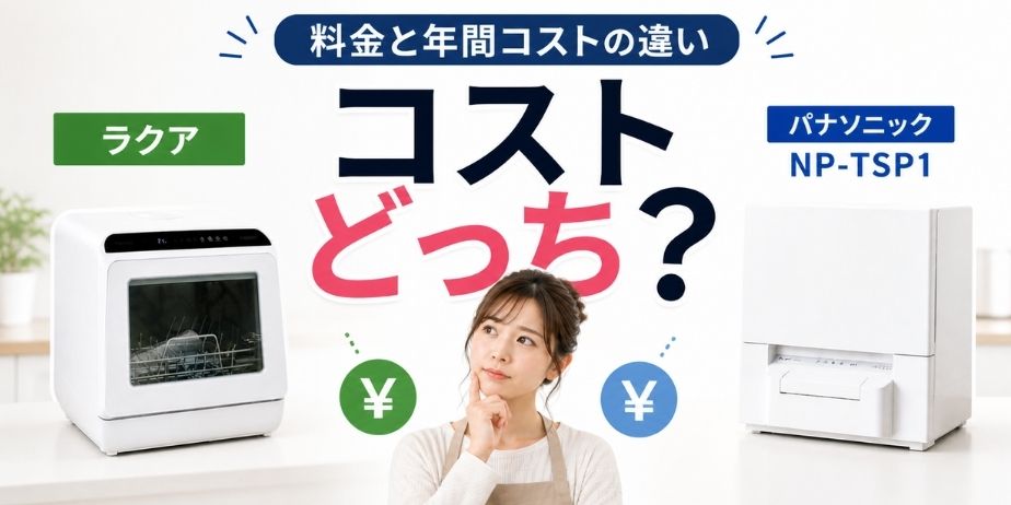食洗機 コスト 比較 ラクア パナソニック NP-TSP1